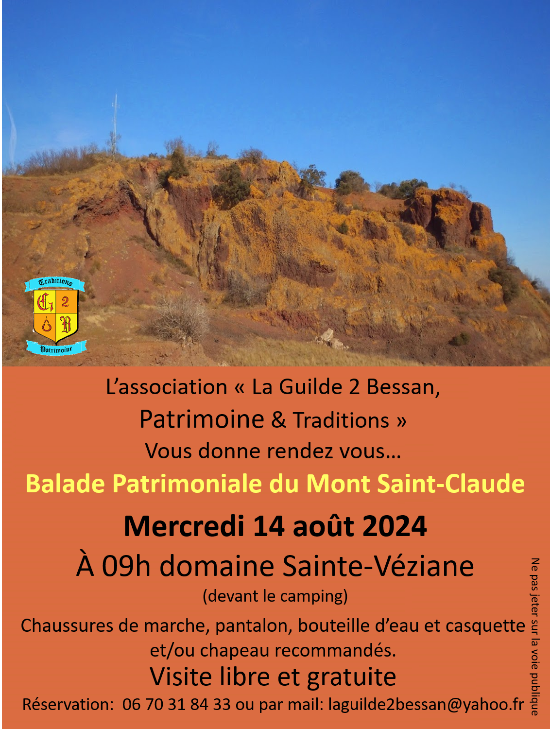 Affiche balade patrimoine fete