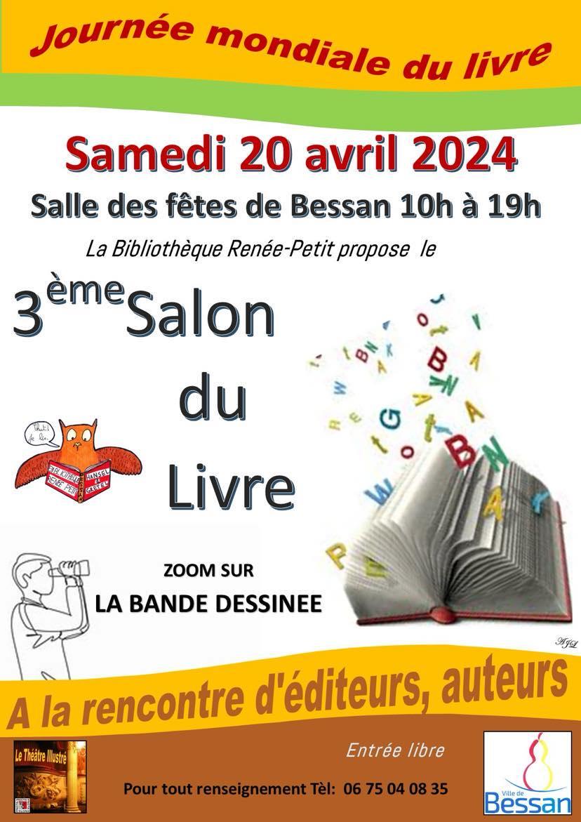 Affiche salon du livre 2024