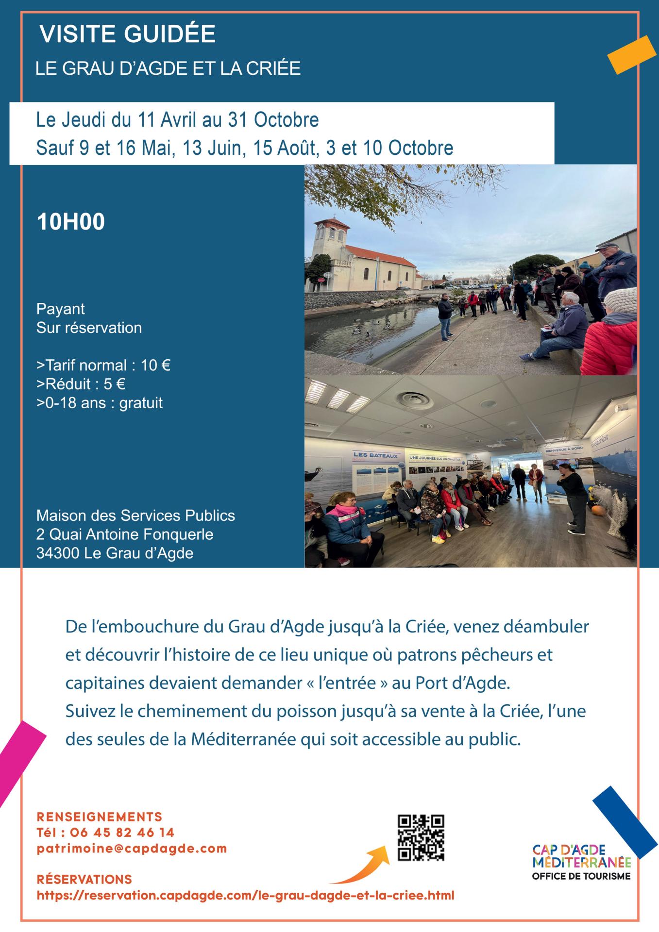 Jeudi le grau d agde et la criee
