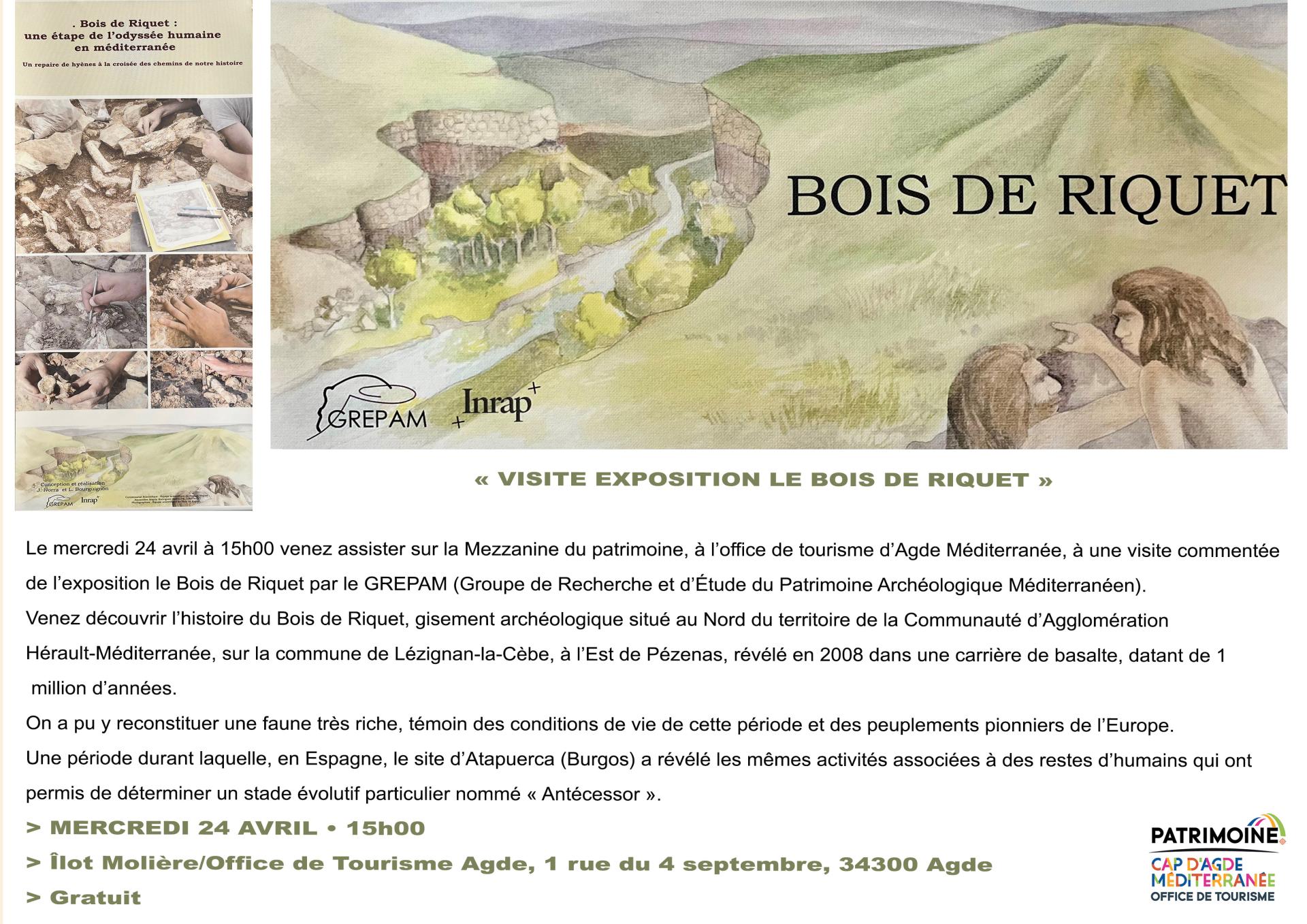 Visite exposition le bois de riquet